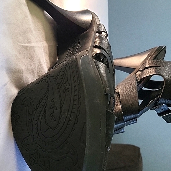 Dollhouse Vegan Leather Stiletto Heels - Picture 2 of 4